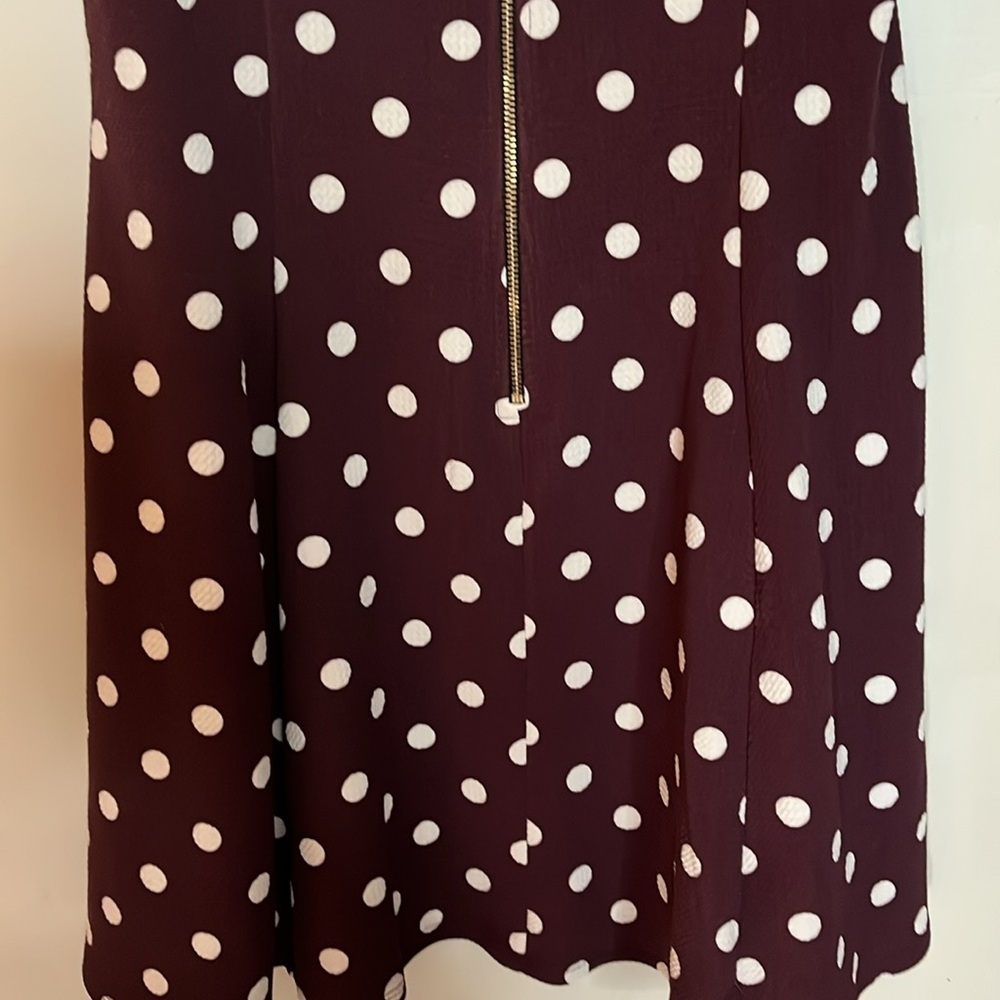Crescent Cielia Textured Knit Dress Stitch Fix NWT Burgundy Size L - Picture 6 of 13